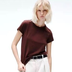 NEW - Rag & Bone The Slub Tee Organic Pima Cotton T-Shirt Top - REVOLVE